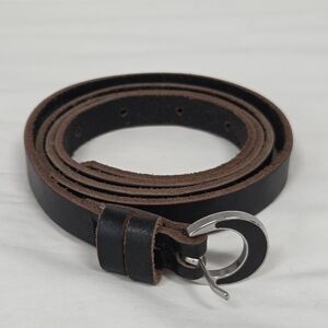 Hanna Andersson Skinny Leather Belt M